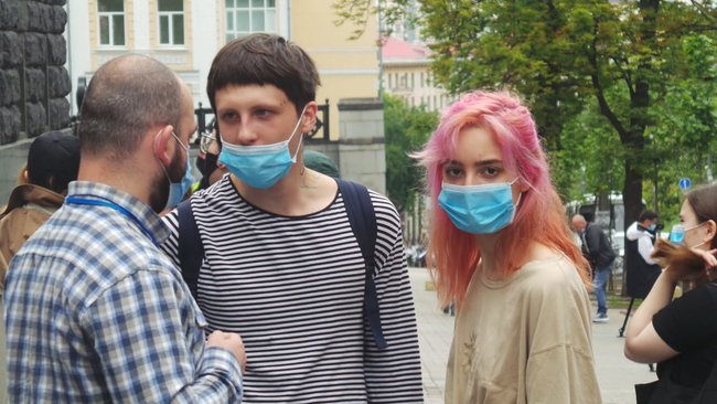 Мирний мітинг Проти поліцейського свавілля відбувся біля Кабміну 08