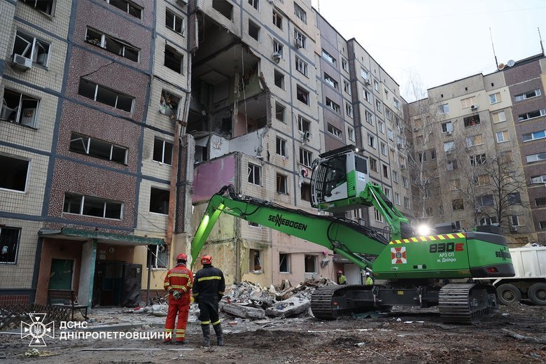 Strike on Dnipro on 8 November