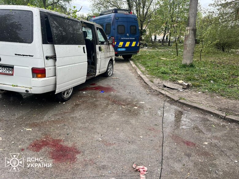 наслідки удару по Чернігову
