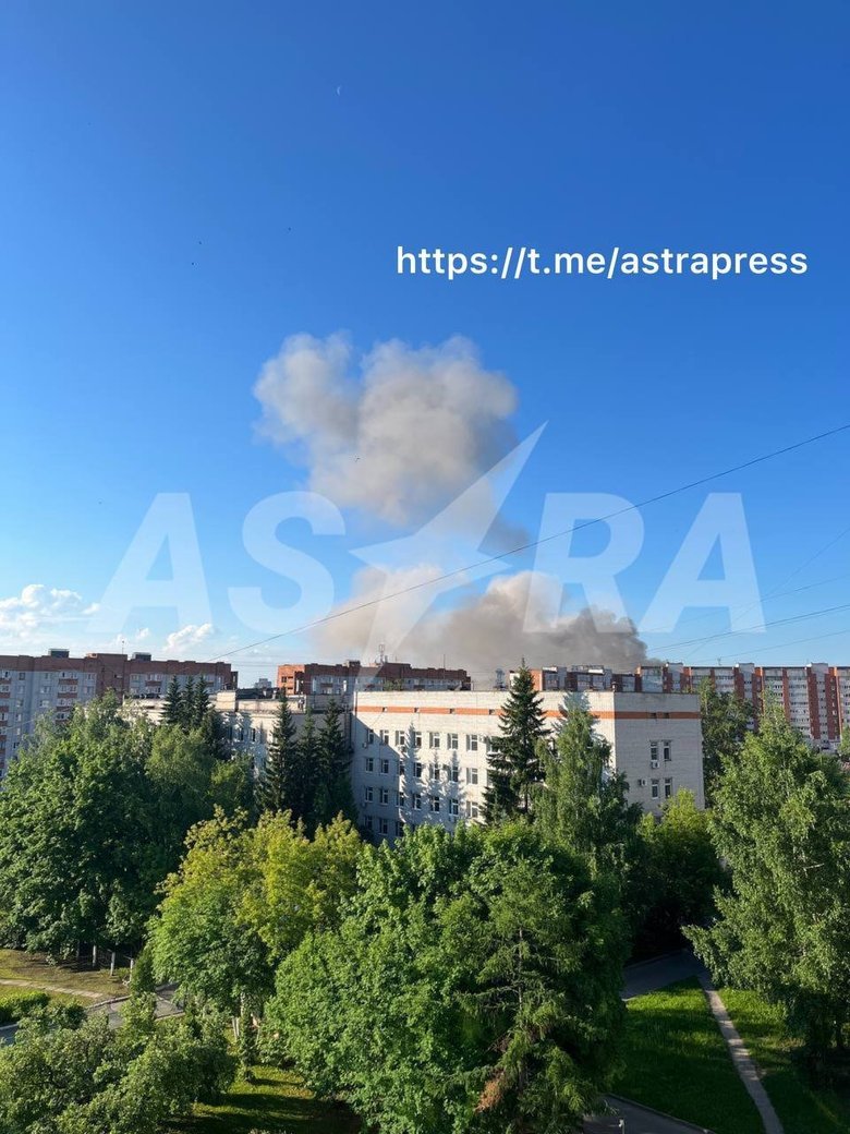 Горит завод в Чебоксарах