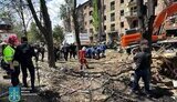 A house in Kyiv after shelling