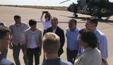 Глава МЗС Норвегії Сьорейде в супроводі заступника голови МЗС України Боднара прибули на Донбас. ФОТО