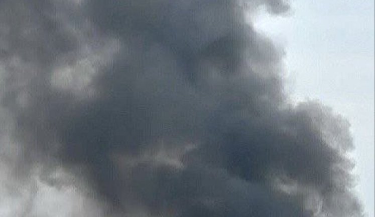 Russian forces struck Pavlohrad: food warehouses are burning, and man has been wounded