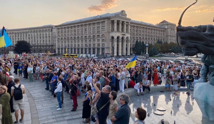 В Киеве и Львове чтят память Андрея Парубия. ФОТОРЕПОРТАЖ