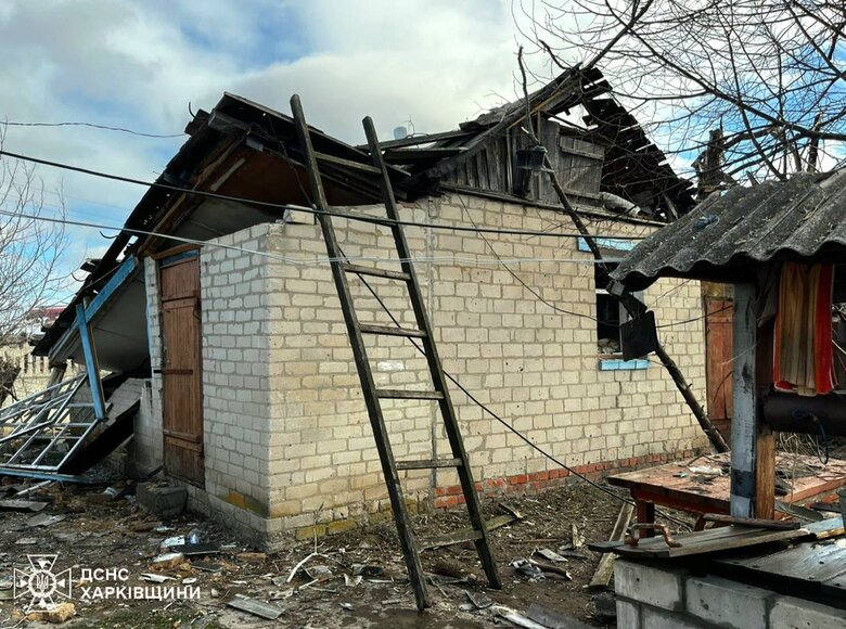 Удар КАБом по с. Осиново на Харківщині
