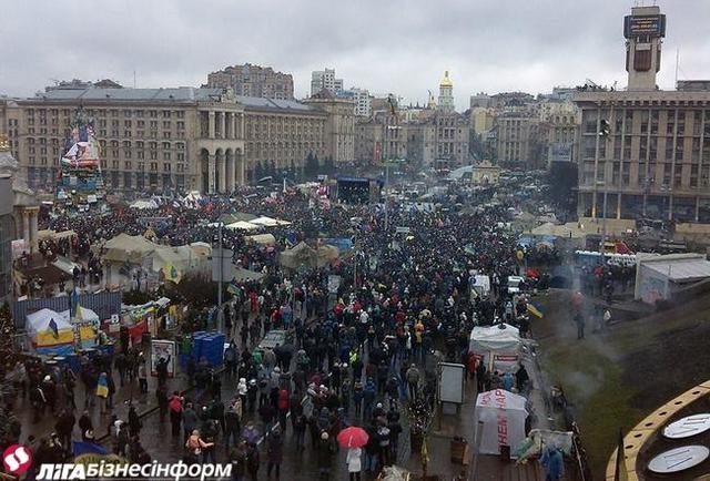 митинг евромайдан вече