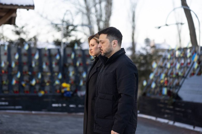 Zelensky honoured the memory'ять Героїв Небесної Сотні