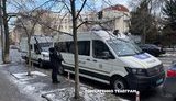 Під будівлю ОП автобусами масово стягують силовиків. ФОТО
