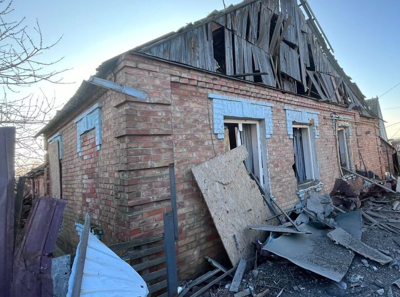 Наслідки обстрілу Нікополя 29 січня
