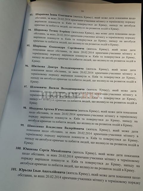 Суд над Януковичем: допит Гайдука, Замани та Шишоліна. СТЕНОГРАМА ЗАСІДАННЯ 16