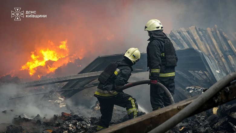Наслідки удару по Бучанському району 8 жовтня