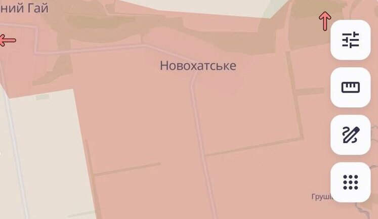 Russian forces have occupied Novokhatske and Tolstoy and advanced near six settlements in Donetsk region - DeepState. MAP