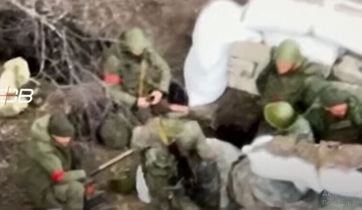 Destruction and capture of Russian mercenaries in village Steblyanki, Sumy region by soldiers of the 93rd OMBR and border guards. VIDEO