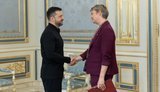 Zelenskyy meets with UK Foreign Secretary Yvette Cooper
