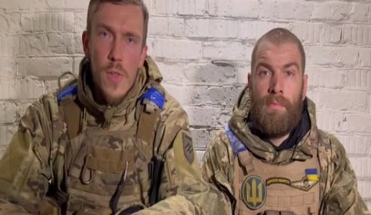 Командиры "Азова" и морпехов в Мариуполе записали общее обращение: "Наш моральный дух силен, мы знаем, что делаем и для чего мы здесь". ВИДЕО