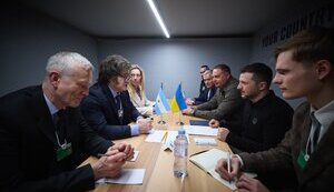 Volodymyr Zelenskyy and Javier Milei