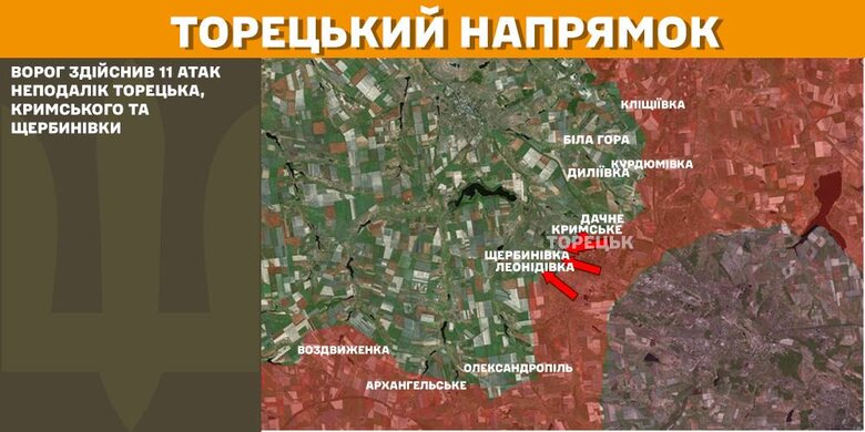 Карти бойових дій на 15 лютого