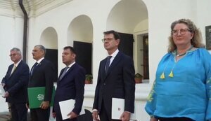 Zelenskyy accepts credentials from ambassadors of Norway, Switzerland, Azerbaijan, Pakistan and Iceland. VIDEO