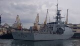 Британский патрульный корабль Trent зашел в порт Одессы. ФОТОрепортаж