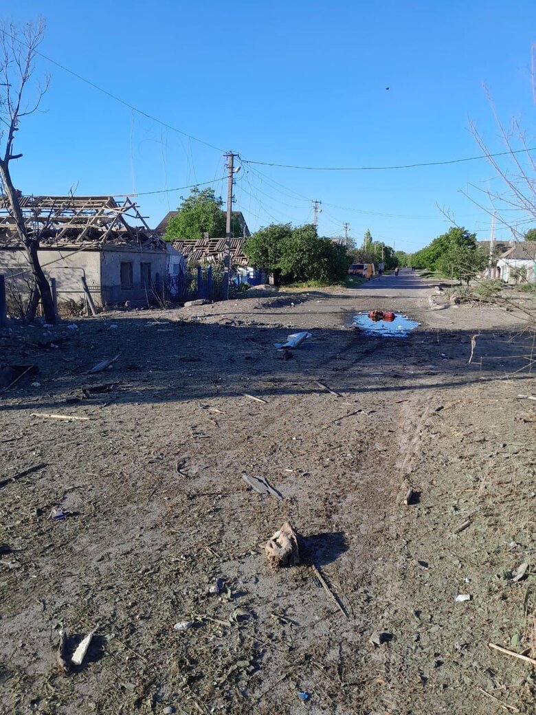 Наслідки обстрілу Білозерки