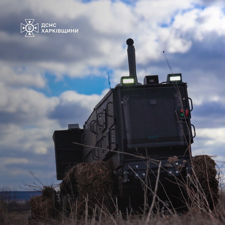 Вітчизняна машина для підготовки ґрунту до розмінування
