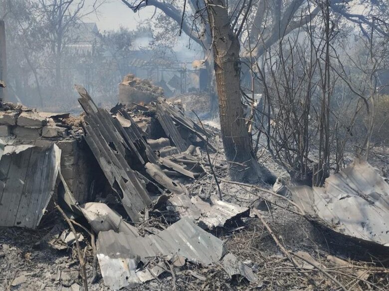 наслідки ворожих обстрілів Донеччини