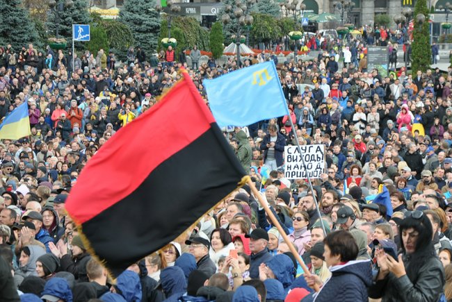 Акція Зупинимо капітуляцію відбулась у центрі Києва 23