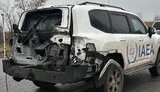 IAEA mission vehicle damaged by drone attack