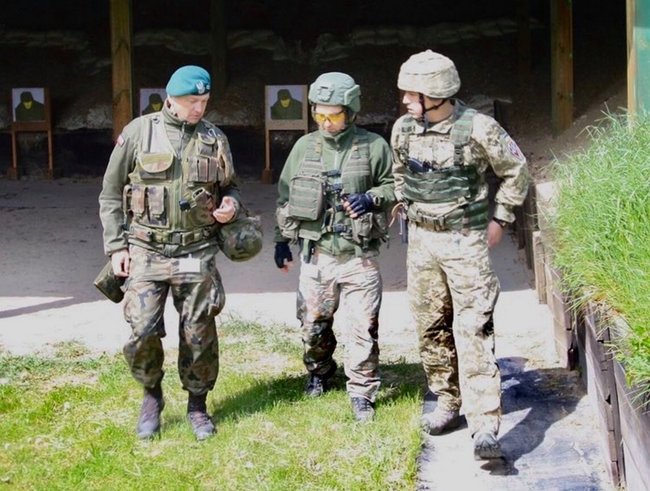 Военнослужащие Украины, Литвы и Польши провели совместные стрельбы 07