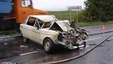 Крупное ДТП на Львовщине: водитель легковушки врезался в автобус, который от удара перевернулся. ФОТОрепортаж.