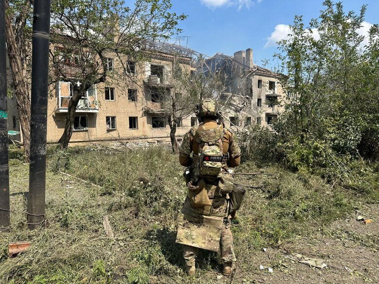 Consequences of shelling in Donetsk region