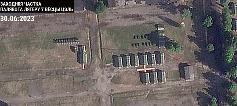 Нові фото ймовірного польового табору вагнерівців у Білорусі 04