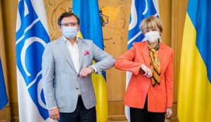 Kuleba asks OSCE Secretary General to pay more attention to situation in occupied Crimea