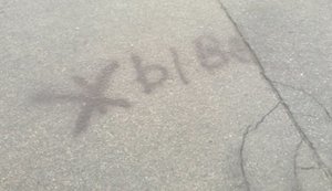 13-річну школярку в Мінську забрали в міліцію за напис "Жыве" на асфальті. ФОТОрепортаж