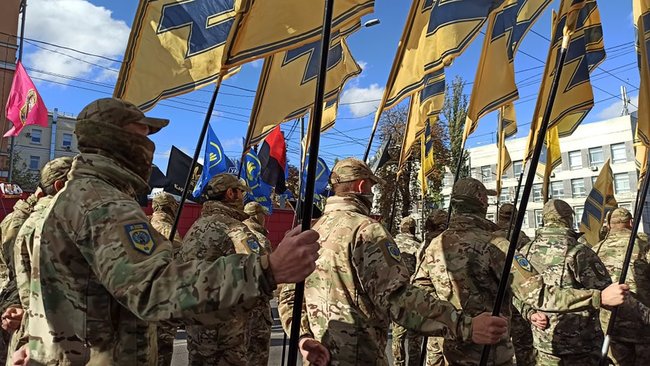 У Києві відбувається Марш УПА: учасники збираються оголосити вимоги Зеленському 02 У Києві відбувається Марш УПА: учасники збираються оголосити вимоги Зеленському 02