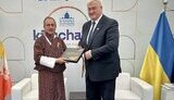 First ever meeting between Foreign Ministers of Ukraine and Bhutan