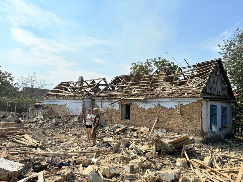 Наслідки обстрілу Білозерки 19 липня 2024 року