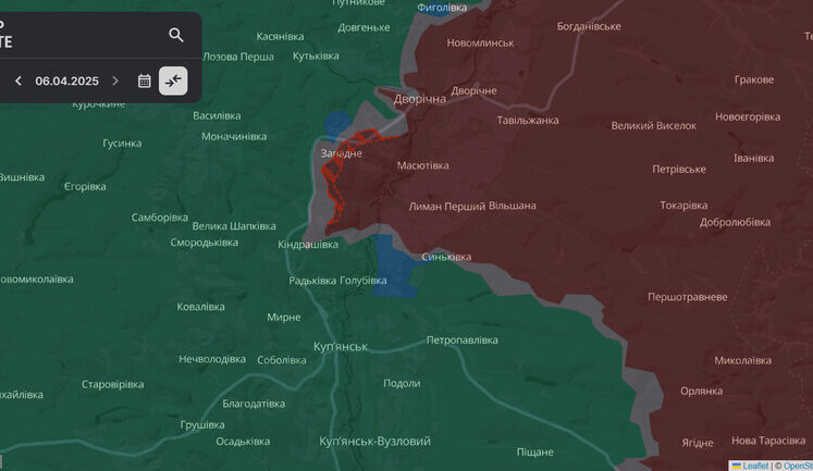 Росіяни просунулись в Западному та ще двох населених пунктах на Донеччині, - DeepState. КАРТИ