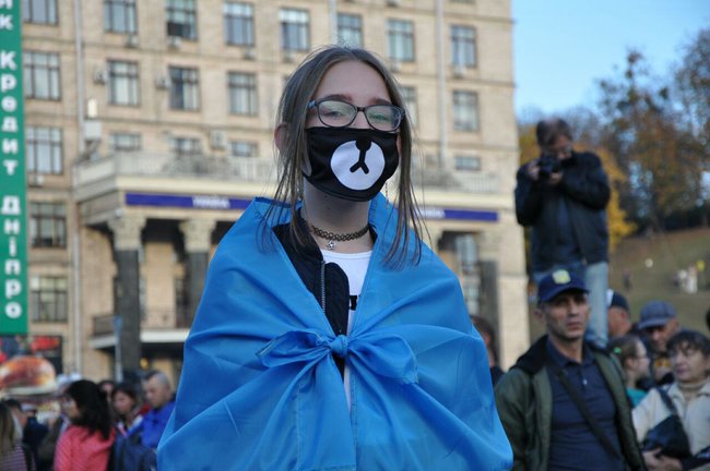 Марш сопротивления капитуляции проходит в Киеве 01