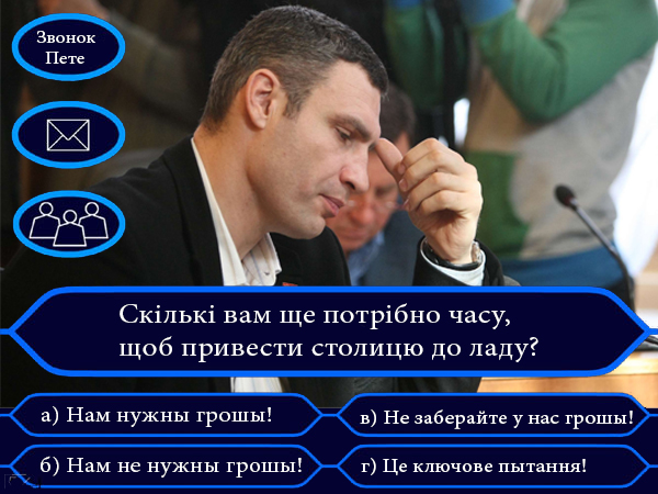 Мер vs. деньги