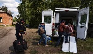 Евакуація з Вовчанська