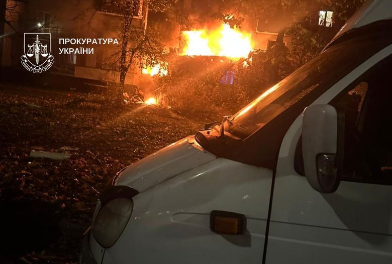 Kyiv after the shelling on 26 October