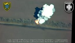 Бійці 422 безпілотного полку уразили ЗРК окупантів замасковану серед лісосмуги