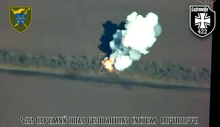 Оператори 422-го полку "LUFTWAFFE" уразили ЗРК "Бук М1" окупантів. ВIДЕО