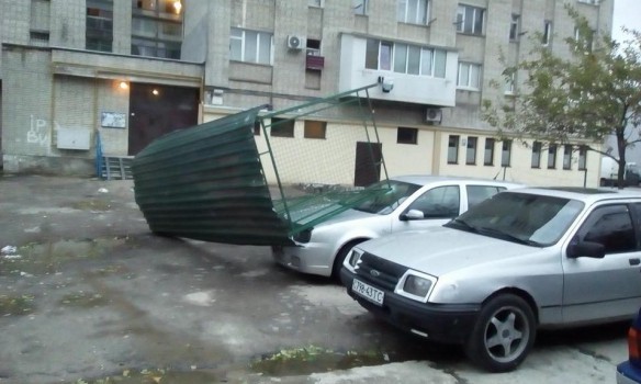 Toppled trees and damaged cars: State Emergency Service liquidating storm aftermath in Lviv and region 03