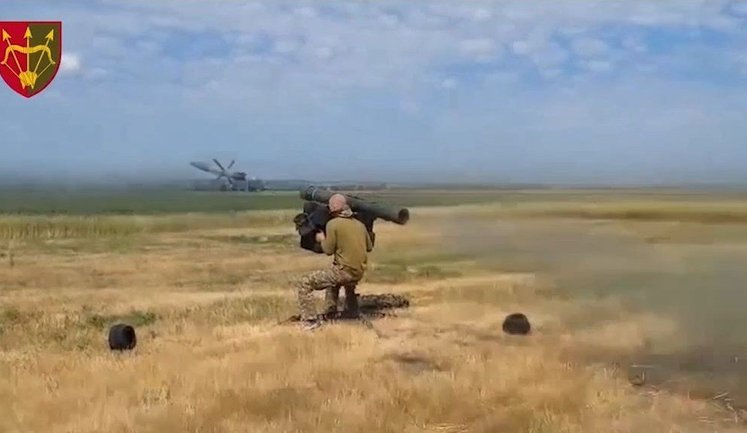 Боєць 1129-го Білоцерківського полку із ПЗРК RBS 70 NG знищив ворожу повітряну ціль. ВIДЕО