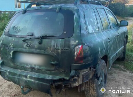 Затримано підлітків, які підпалили авто ЗСУ на Одещині