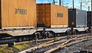Первый контейнерный поезд Containerships Train из Литвы прибыл в Украину