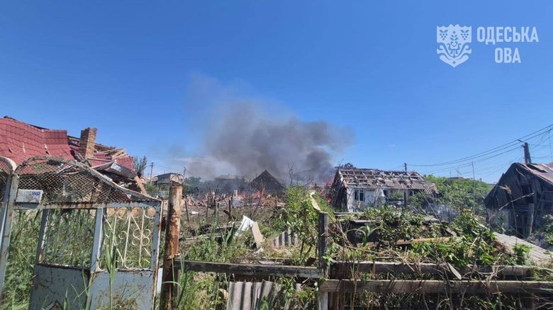 Odesa region under attack by the Russian Federation: residential buildings destroyed and damaged