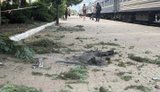 Russian drone debris hits Sumy railway station